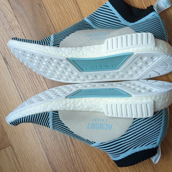 Adidas Parley NMD CS1 Parley Blue Spirit Mens 7.5 AC8597 - Picture 4 of 14